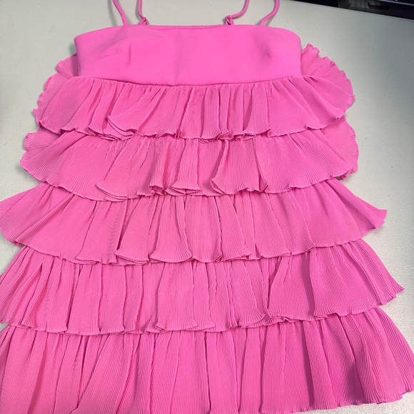 Likely Cella Dress size 00 in pink ruffles - Picture 8 of 8